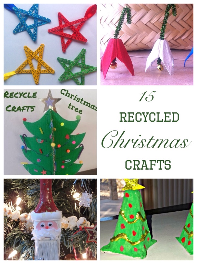 recycled christmas crafts