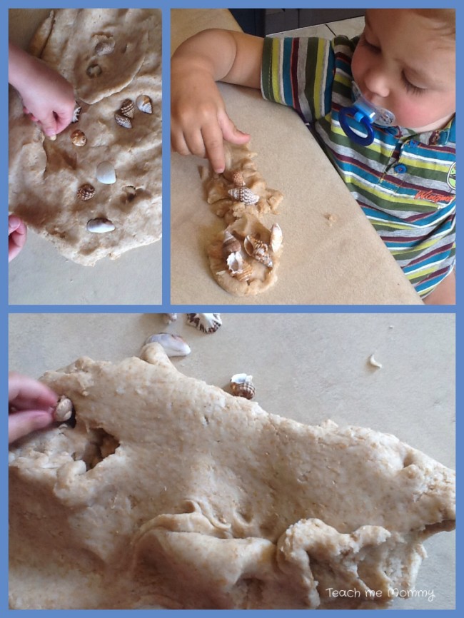 Playtime with beach dough