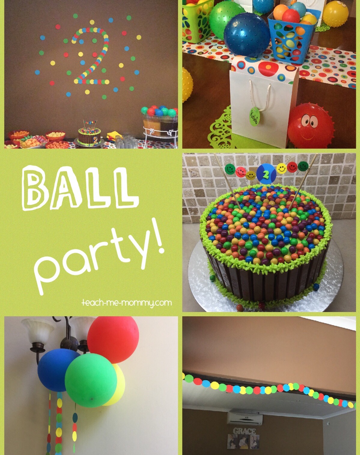 Ball Themed Party  for a 2  Year  Old  Teach Me Mommy