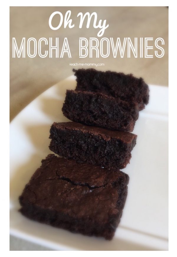 Mocha brownies