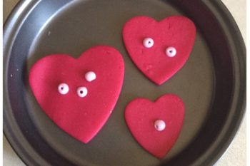 Valentine’s Day Playdough Cookies