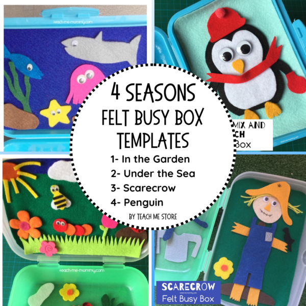 Seasons felt busy box bundle