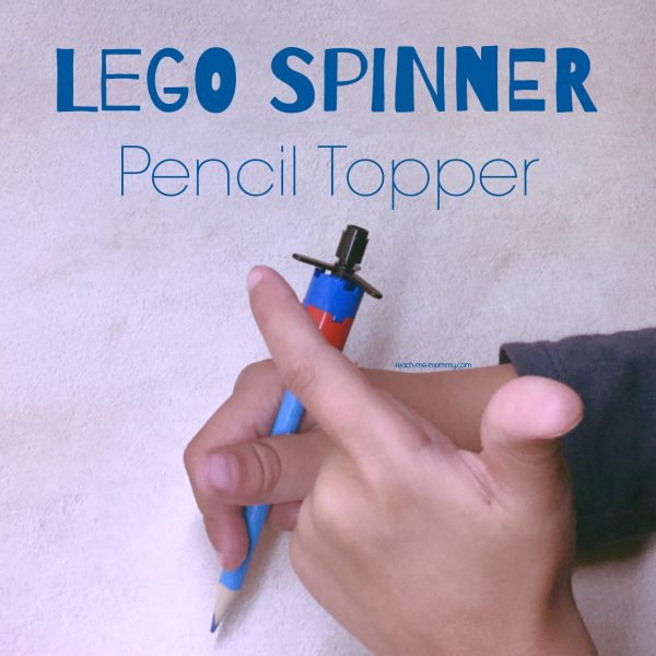Lego Spinner pencil topper