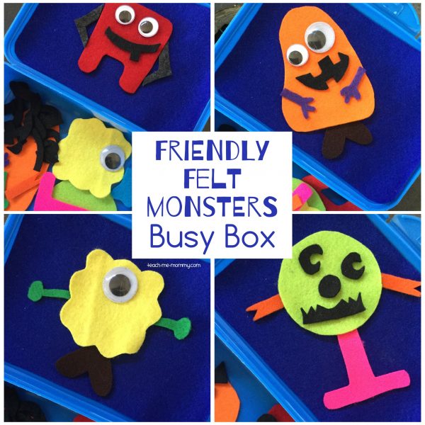 Felt Monsters busy box