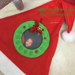 Fingerprint wreath ornament
