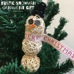 Snowman ornament gift