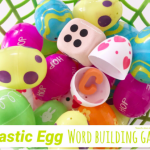 Plastic egg word game