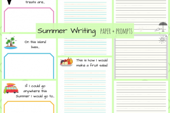 Summer Paper and Writing Prompts