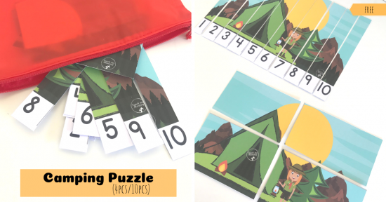 Camping puzzle fb