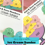 Ice cream sundae numbers fb