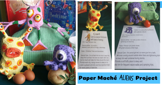 Paper Maché Aliens Project fb