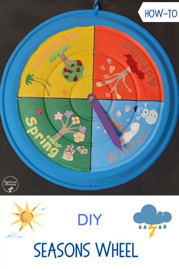 Seasons wheel craft pin