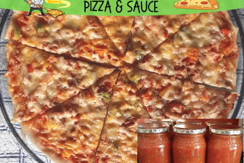 Homemade Pizza and sauce