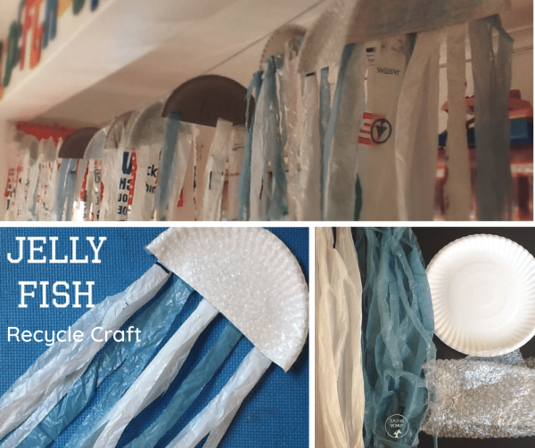 Jelly fish recycle craft