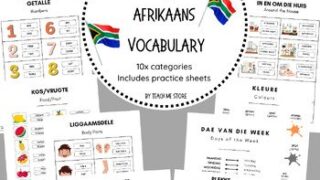 Image for Afrikaans Vocabulary