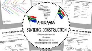 Image for Afrikaans Sinskonstruksie Sentence Construction
