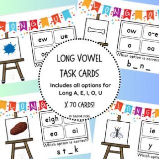 Image for Long Vowel Task Cards