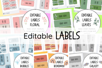 Editable labels