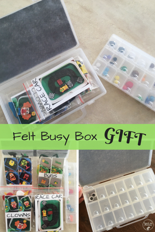 Busy Box Gift pin