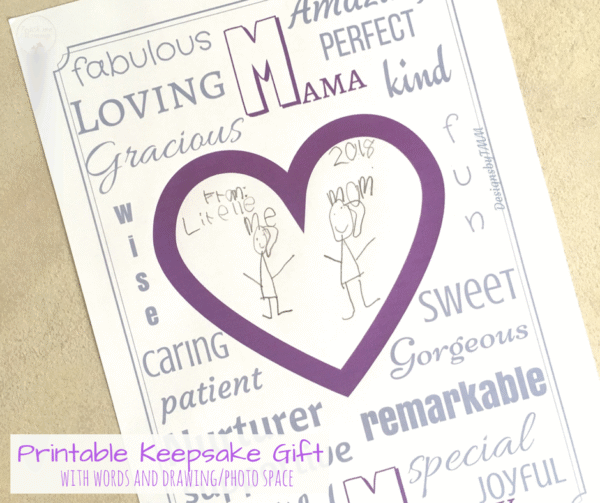 Keepsake gift fb