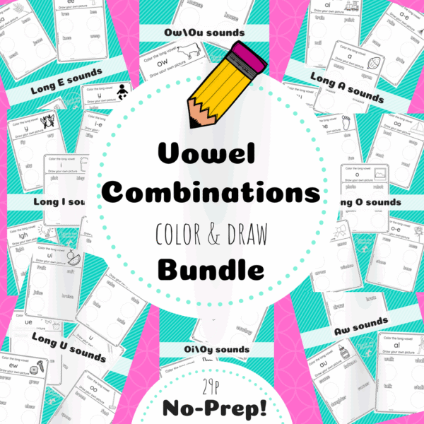 vowel combo bundle TpT
