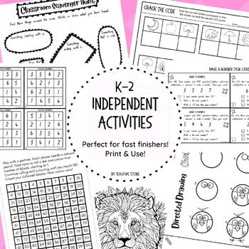 Image for K-2 Independent Activities