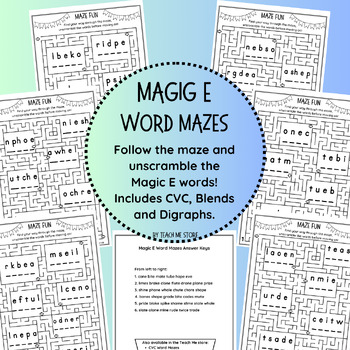 Image for Magic E Word Mazes