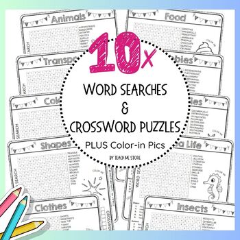 Image for Word Searches & Crossword Puzzles Pack