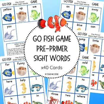Image for Go Fish Game Pre-primer Sight Words