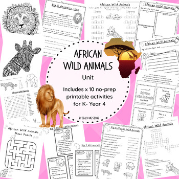 Image for African Wild Animals Unit