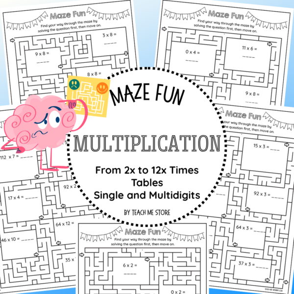 Multiplication mazes